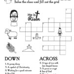 Easter Crossword Puzzle • Beeloo Printable Crafts And Activities Intended For Easter Crossword Puzzles Kids