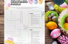 Easter Crossword Puzzle | Easter Printable throughout Like Easter Eggs Crossword Puzzles Clue