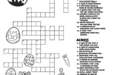 Easter Crossword Puzzle intended for Easter Crossword Puzzles Free Printable