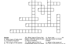 Easter Crossword - Wordmint for 40 Days After Easter Crossword Puzzles