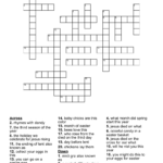 Easter Crossword   Wordmint In Free Printable Easter For Children'S Church Crossword Puzzles