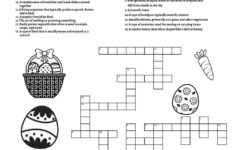 Easter Egg Crossword Puzzle • Beeloo Printable Crafts And inside Easter Activities Crossword Puzzles