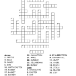 Easter Fill In Crossword   Wordmint With Crossword Puzzles Easter Lily