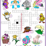 Easter Holidays Esl Vocabulary Worksheets Pertaining To Easter Holiday Crossword Puzzles