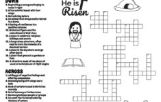 Easter-Themed Crossword Puzzles • Beeloo Printable Crafts And regarding Easy Religious Easter Crossword Puzzles