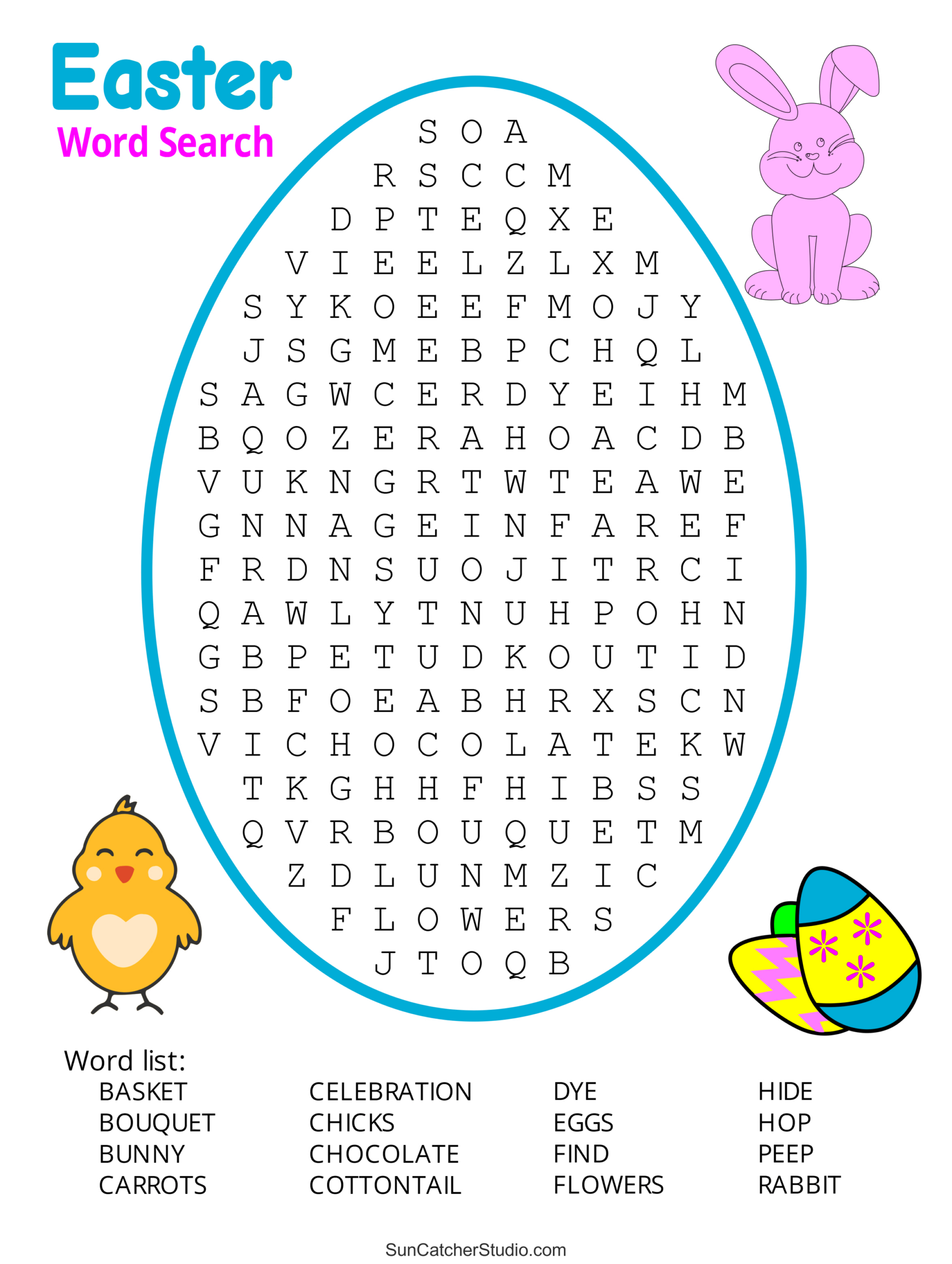 Easter Word Search (Free Printable Pdf Puzzles) – Free Printables regarding Free Easter Printable Word Search Crossword Puzzles