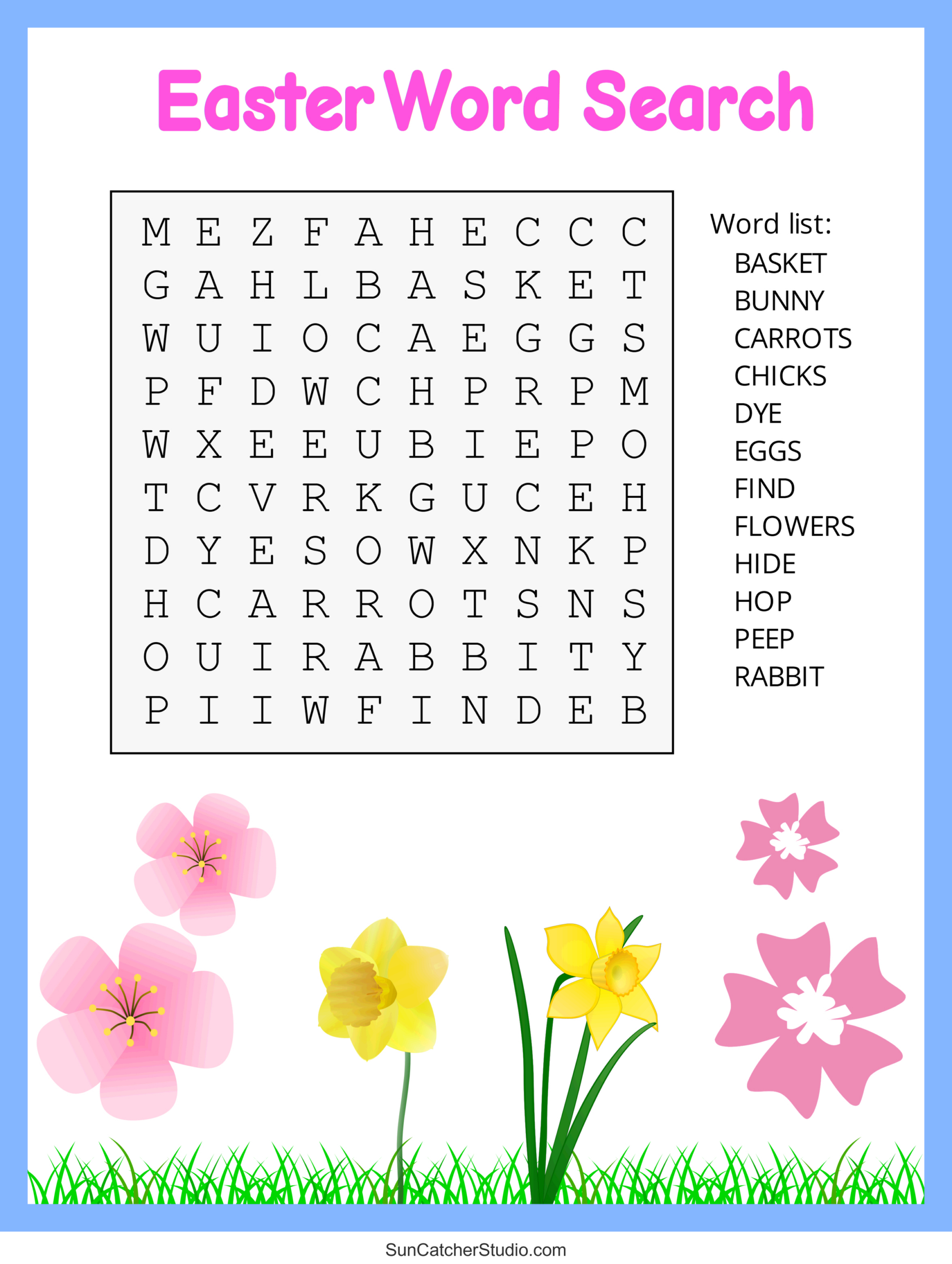 Easter Word Search (Free Printable Pdf Puzzles) – Free Printables with regard to Free Easter Printable Word Search Crossword Puzzles