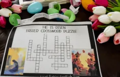 Free Christ-Centered Easter Crossword Puzzle—Optional Egg Hunt pertaining to Free Christian Easter Crossword Puzzles