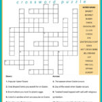 Free Easter Crossword Puzzle Printable   2 Versions & Answer Key With Easter Crossword Puzzles