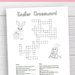 Free Printable Easter Crossword Puzzle | Fun Easter Activities For Throughout Easter Crossword Puzzles Easy