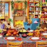 1000 Piece Jigsaw Puzzle   Thanksgiving Day (2000Pz) – White With Regard To Puzzle Thanksgiving