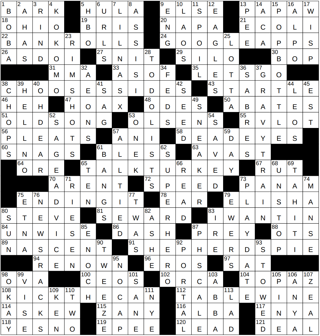 1119-23 Ny Times Crossword 19 Nov 23, Sunday - Nyxcrossword inside New York Times Thanksgiving Crossword Puzzle