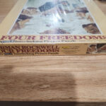 800 Piece Puzzle Norman Rockwell Four Freedoms Thanksgiving 18.5" X 23.5"  Sealed In Norman Rockwell Thanksgiving Puzzle