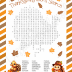 Cute Thanksgiving Word Search Puzzles (With Answers!)   Cassie With Thanksgiving Word Search Puzzle
