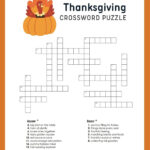 Efl Thanksgiving Vocabulary Crossword Puzzle | ✔️ ✔️ ✔️ Ittt For Thanksgiving Word Crossword Puzzle