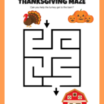 Free Printable Thanksgiving Maze Worksheets And Puzzles – Free In Thanksgiving Maze Puzzles