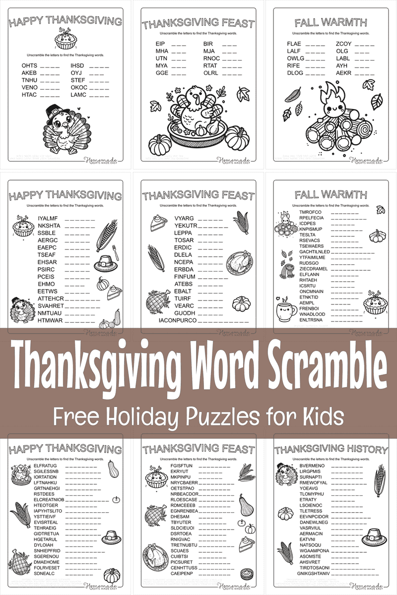 free printable thanksgiving word scramble with answers for puzzles to print thanksgiving word scramble answers Free Printable Thanksgiving Word Scramble (With Answers!) for Puzzles To Print Thanksgiving Word Scramble Answers