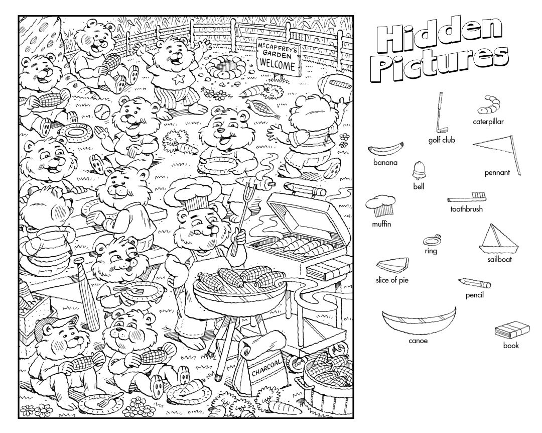 Free Thanksgiving Hidden Picture Worksheet, Download Free inside Highlights Thanksgiving Hidden Picture Puzzles