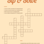 Free Thanksgiving Mini Crossword Puzzle Template To Edit Online In Thanksgiving Crossword Puzzle Online
