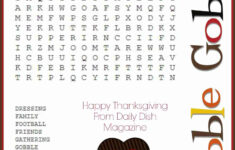 Free Thanksgiving Puzzles ~ Word Search And Maze Printable - Daily in Thanksgiving Puzzles Free Printable