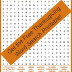 Free Thanksgiving Word Search Printable   With Answers Included Intended For Thanksgiving Day Word Search 2022 Puzzles To Print Answer Key
