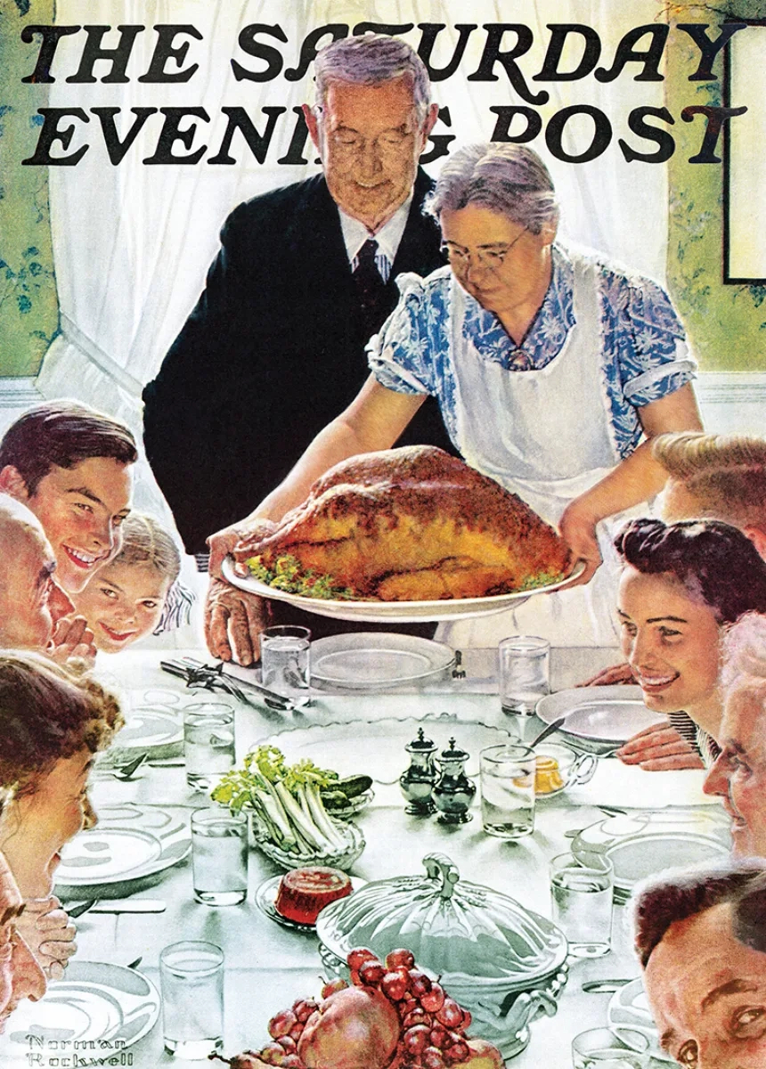 Freedom From Want - 1000 Piece Jigsaw Puzzlemasterpieces with Thanksgiving Puzzle 1000