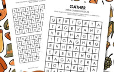 Gather Area Division Logic Puzzles | Math = Love within Free Thanksgiving Logic Puzzle
