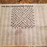 Giant Crossword Puzzle In The Record Every Thanksgiving : R/Newjersey Throughout New York Times Thanksgiving Crossword Puzzle