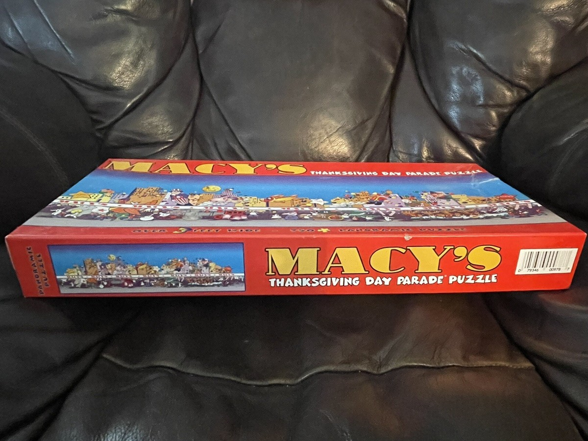 Macy’s Thanksgiving Day Parade Jigsaw Puzzle 750 Pieces Open Box regarding Thanksgiving Day Parade Puzzle