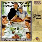 Masterpieces 1000 Piece Jigsaw Puzzle   Norman Rockwell Collection Pertaining To Norman Rockwell Thanksgiving Jigsaw Puzzle