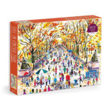 Michael Storrings Fall In Central Park 1000 Piece Puzzle   Walmart With Michael Storrings Thanksgiving Puzzle