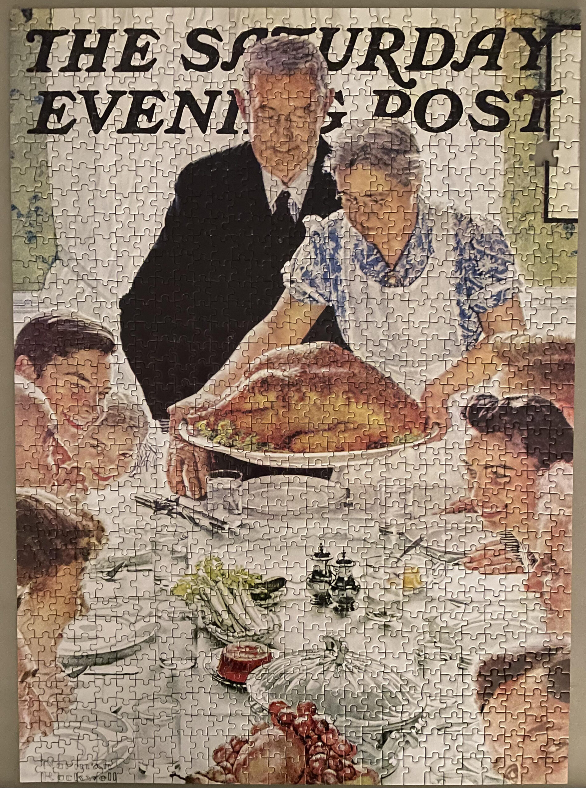 Norman Rockwell: Freedom From Want, Master Pieces - 1000 Pieces intended for Norman Rockwell Thanksgiving Jigsaw Puzzle