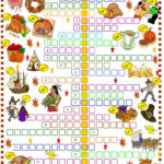 Printable Crossword Puzzles For Thanksgiving Inside Happy Thanksgiving Crossword Puzzles