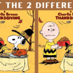 Spot The Difference: Charlie Brown Thanksgiving Intended For Peanuts Thanksgiving Puzzle