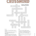 Thanksgiving Crossword Puzzle   Cute & Free Printable | Saturdaygift Inside Adult Thanksgiving Crossword Puzzle