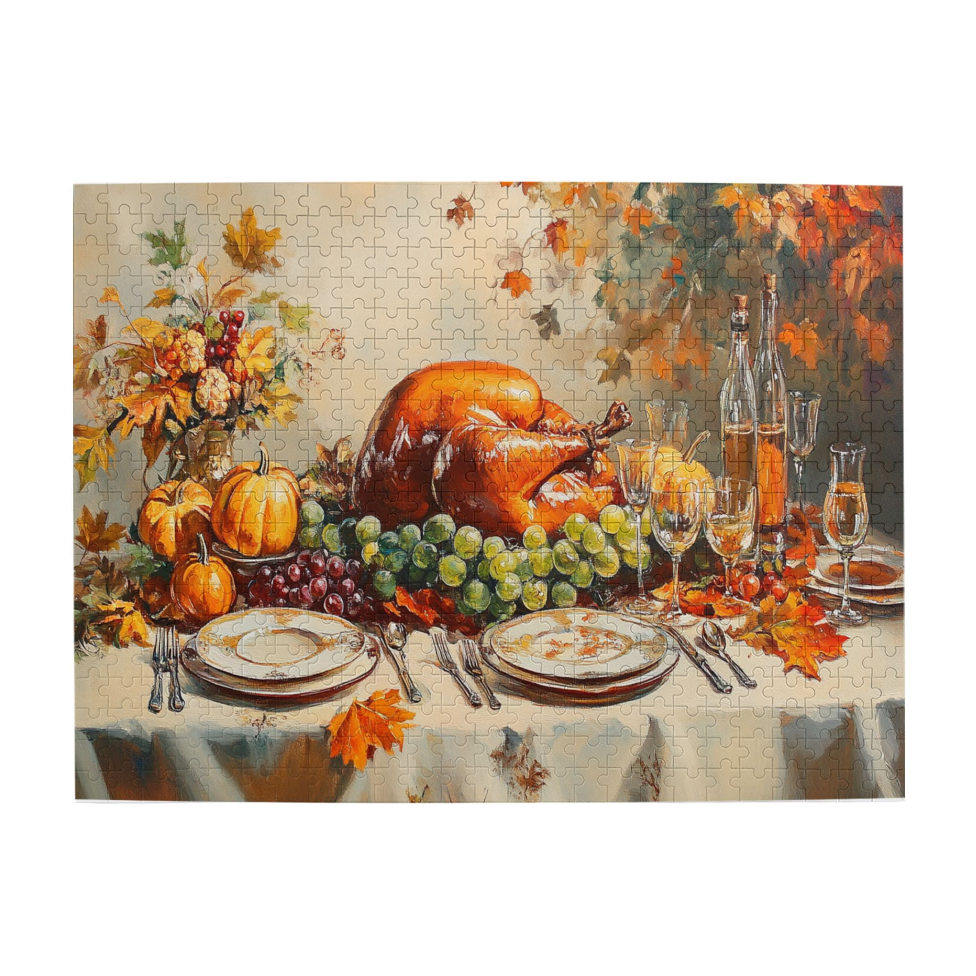 Thanksgiving Jigsaw Puzzle for Thanksgiving Puzzle 500 Piece