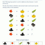 Thanksgiving Math Puzzles Regarding Free Thanksgiving Math Puzzles