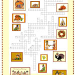 Thanksgiving : New Crossword Puzzle…: English Esl Worksheets Pdf & Doc For Esl Thanksgiving Crossword Puzzle