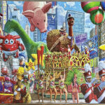 Thanksgiving Parade  White Mountain  1000 Pieces : R/Jigsawpuzzles With White Mountain Thanksgiving Puzzle