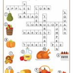 Thanksgiving Printable Games: I Spy, Maze, Crossword & Word Search Within Thanksgiving Puzzle Games
