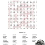 Thanksgiving Word Search | Free Printable Pdf Regarding Thanksgiving Word Puzzle Answers