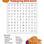Thanksgiving Word Search (Free Printable Puzzles) – Free With Regard To Thanksgiving Puzzle Games