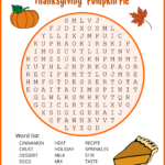 Thanksgiving Word Search (Free Printable Puzzles) – Free Within Thanksgiving A Massive Word Search Puzzle