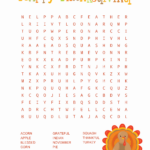 Thanksgiving Word Search   Kids Activity Zone With Word Search Puzzles Thanksgiving