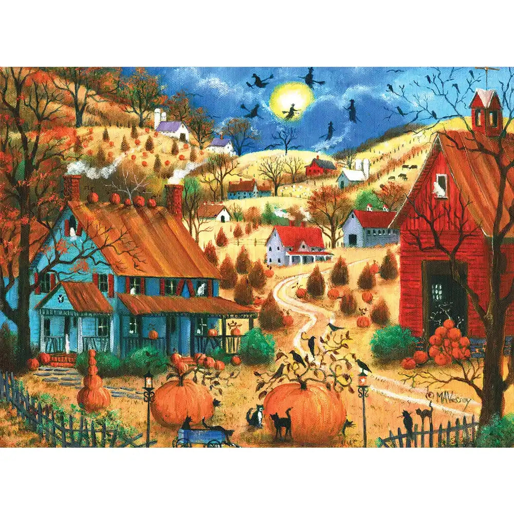 The Great Pumpkin Contest Visit 1000 Piece Jigsaw | Bits And Pieces regarding Thanksgiving Jigsaw Puzzles