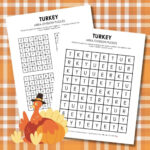 Turkey Area Division Logic Puzzles | Math = Love In Thanksgiving Logic Puzzles Printable