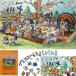 Wooden Jigsaw Puzzle For Adultsfoxsmartbox   373 Pcs Inside Thanksgiving Jigsaw Puzzle
