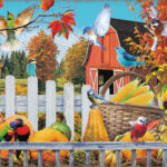Xxl Teile   Gathering For Fall   300 Teile   Sunsout Puzzle Online Intended For 300 Piece Thanksgiving Puzzle