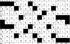 0121-25 Ny Times Crossword 21 Jan 25, Tuesday – Nyxcrossword pertaining to Last Christmas Pop Duo Crossword