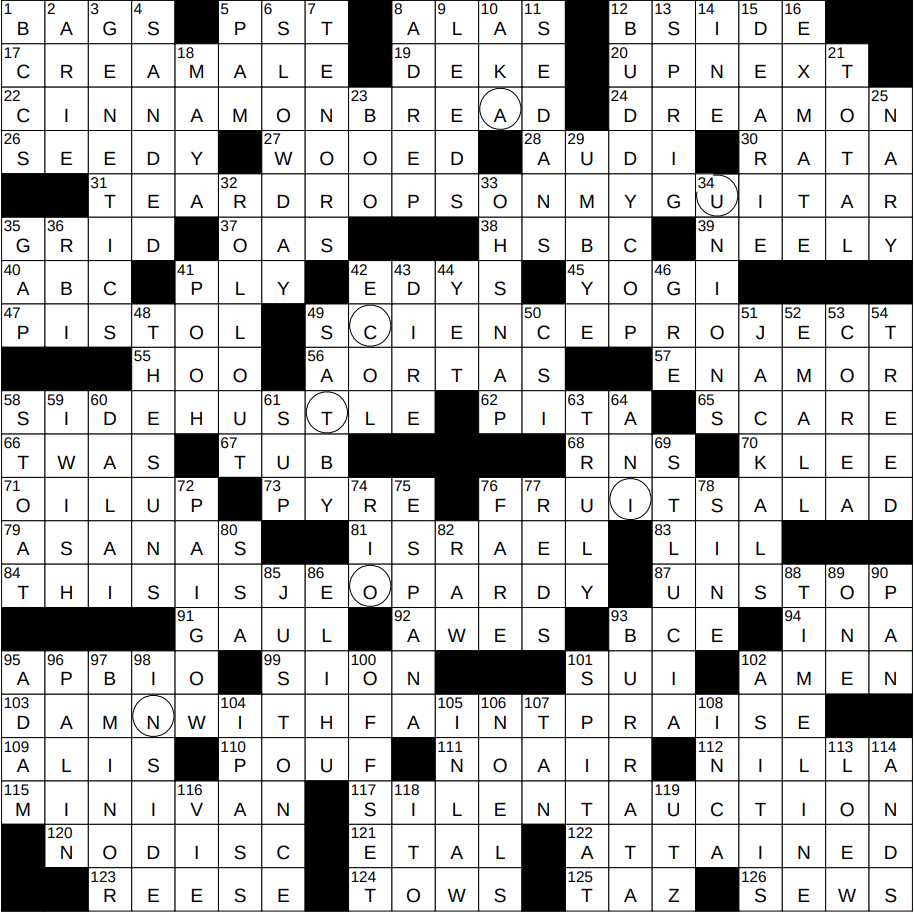 0609-24 Ny Times Crossword 9 Jun 24, Sunday - Nyxcrossword with Christmas Poem Opener Nyt Crossword Clue
